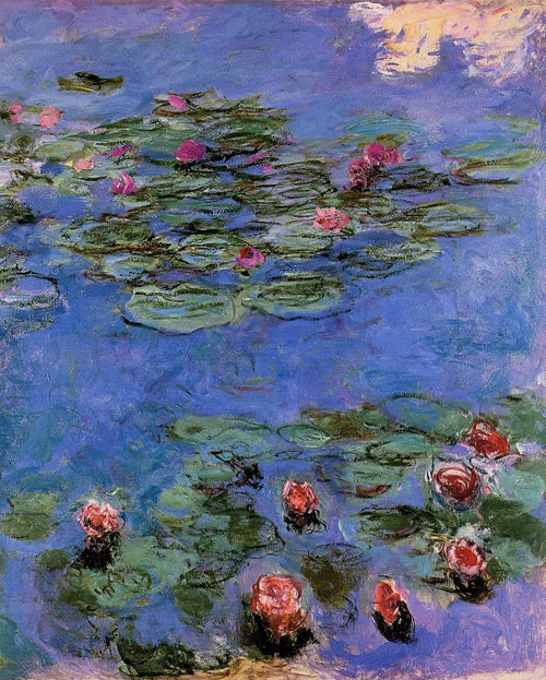 Red Water-Lilies 1914-1917 by Claude Monet Oil Painting reproduction
