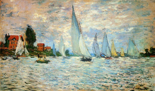 Regatta at Argenteuil1 1874  by Claude Monet Oil Painting reproduction