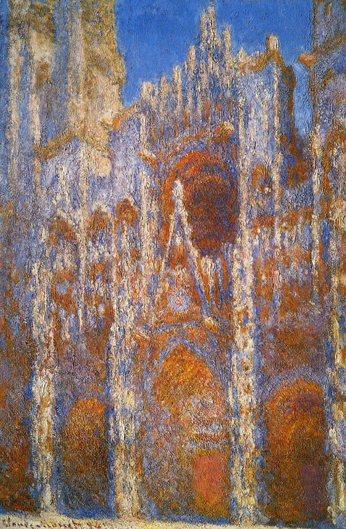 Rouen Cathedral Sunlight Effect 1893 by Claude Monet Oil Painting reproduction