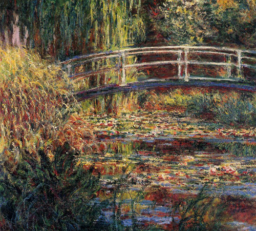 Water-Lily Pond Symphony in Rose 1900  by Claude Monet Oil Painting reproduction