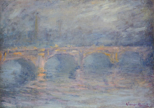 Waterloo Bridge at Sunset Pink Effect 1899-1901 by Claude Monet Oil Painting reproduction