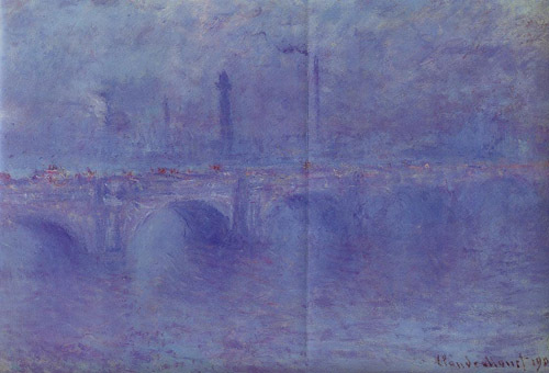 Waterloo Bridge Fog Effect 1899-1901 by Claude Monet Oil Painting reproduction