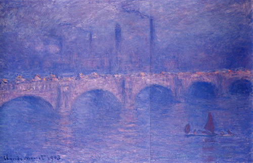 Waterloo Bridge Grey Weather 1899-1901 by Claude Monet Oil Painting reproduction