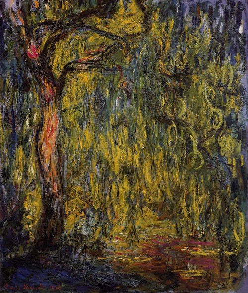 Weeping Willow2 1918-1919  by Claude Monet Oil Painting reproduction