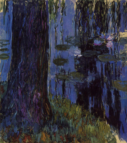 Weeping Willow and Water-Lily Pond1 1916-1919  by Claude Monet Oil Painting reproduction