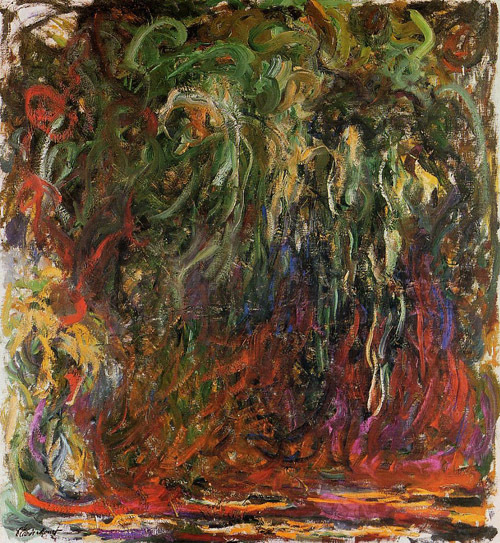 Weeping Willow Giverny 1920-1922  by Claude Monet Oil Painting reproduction