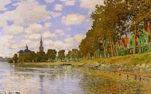 Zaandam 1871 by Claude Monet Oil Painting reproduction