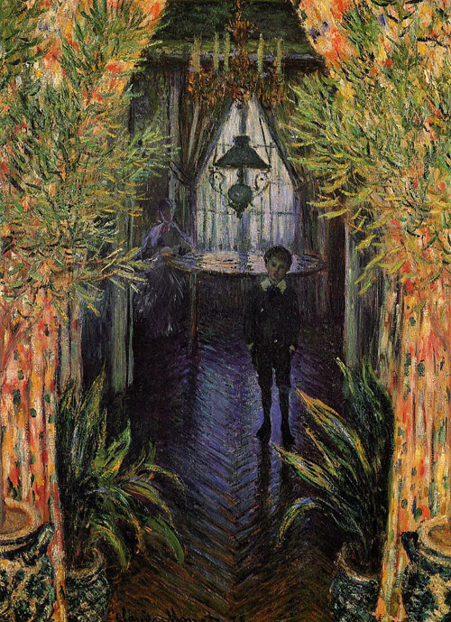 A Corner of the Apartment 1875  by Claude Monet Oil Painting reproduction
