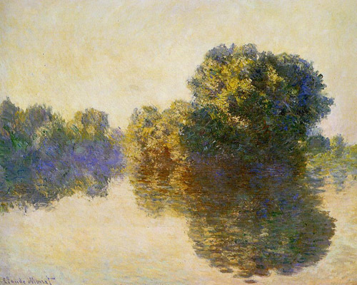 The Seine near Giverny 1897  by Claude Monet Oil Painting reproduction