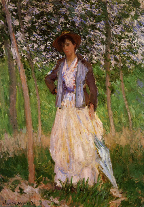 The Stoller (Suzanne Hischede) 1887  by Claude Monet Oil Painting reproduction