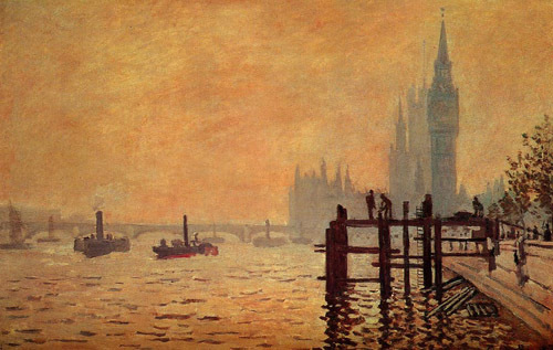 The Thames below Westminster 1871  by Claude Monet Oil Painting reproduction