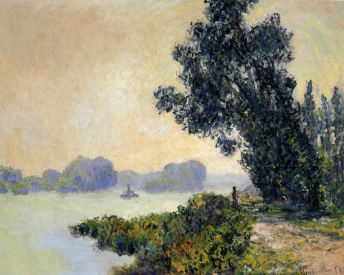 The towpath at Granval 1882 by Claude Monet Oil Painting reproduction