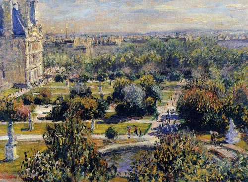 The Tulleries 1876  by Claude Monet Oil Painting reproduction