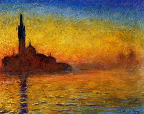 Twilight Venice 1908  by Claude Monet Oil Painting reproduction