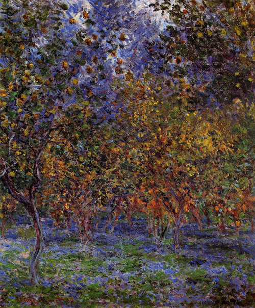Under the Lemon Trees 1884  by Claude Monet Oil Painting reproduction