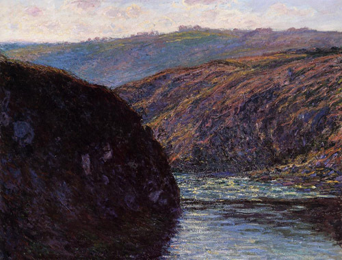 Valley of the Creuse Afternoon Sunlight 1889 by Claude Monet Oil Painting reproduction