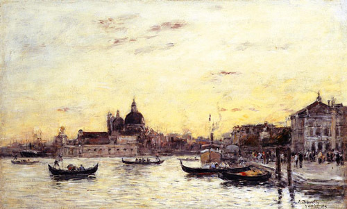 Venice The Mole at the Entrance to the Grand Canal and the Salute 1895 by Claude Monet Oil Painting reproduction
