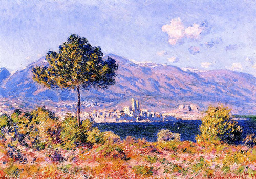 View of Antibes from the Pleteau 1888  by Claude Monet Oil Painting reproduction