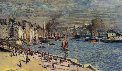 View of the Old Outer Harbor at Le Havre 1874 by Claude Monet Oil Painting reproduction