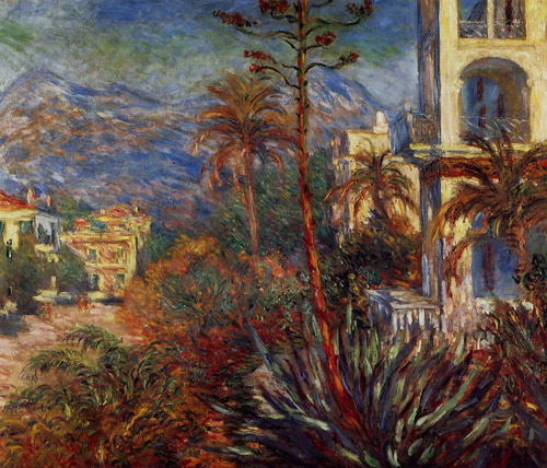 Villas at Bordighera 1884 by Claude Monet Oil Painting reproduction
