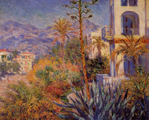 Villas in Bordighera 1884 by Claude Monet Oil Painting reproduction
