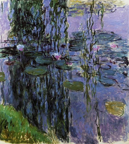 Water-Lilies1 1916-1919  by Claude Monet Oil Painting reproduction