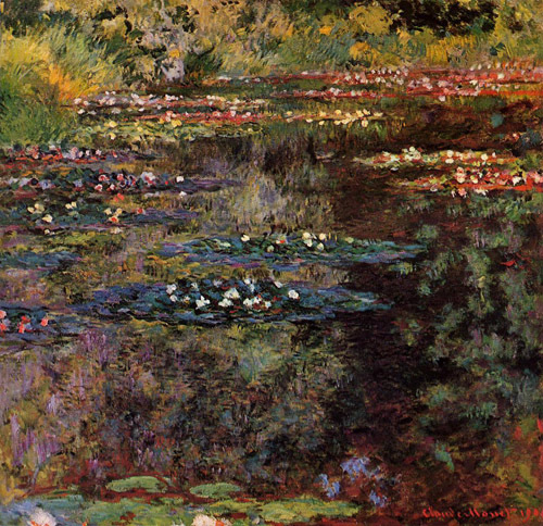 Water-Lilies2 1904  by Claude Monet Oil Painting reproduction
