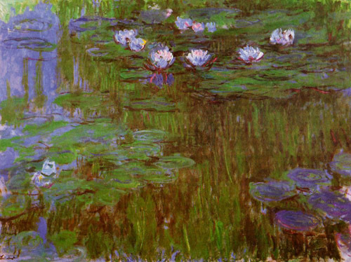 Water-Lilies2 1914-1917  by Claude Monet Oil Painting reproduction