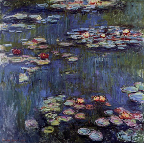 Water-Lilies4 1914-1917  by Claude Monet Oil Painting reproduction