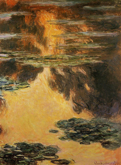 Water-Lilies6 1907  by Claude Monet Oil Painting reproduction