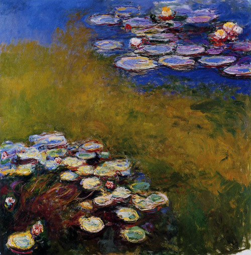 Water-Lilies6 1914-1917  by Claude Monet Oil Painting reproduction