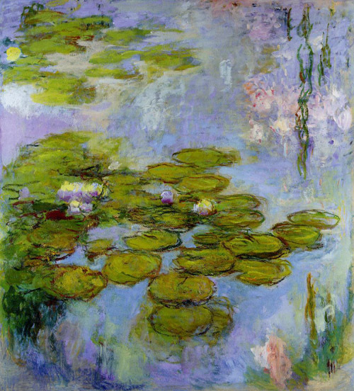 Water-Lilies6 1916-1919  by Claude Monet Oil Painting reproduction