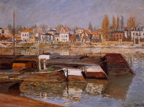 The Seine at Asnieres 1873  by Claude Monet Oil Painting reproduction