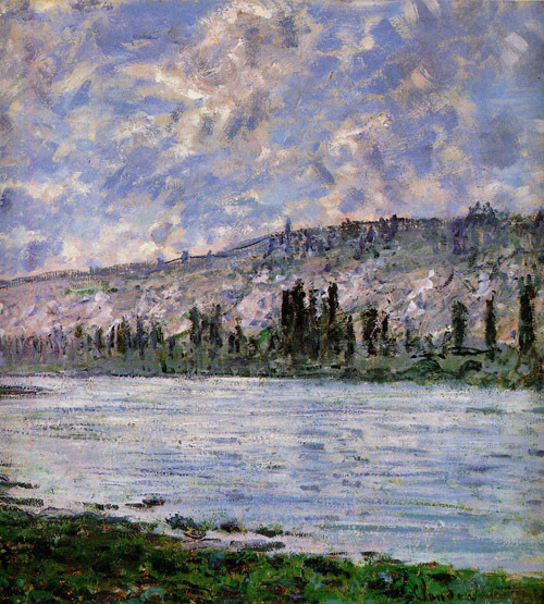 The Seine at Vetheuil (detail) 1880  by Claude Monet Oil Painting reproduction