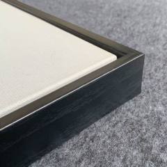 Black float frame
