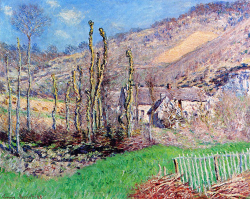 The Val de Falaise Giverny 1885  by Claude Monet Oil Painting reproduction