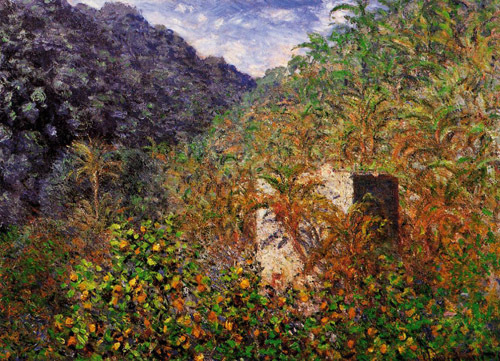  The Valley of Sasso Blue Effect 1884  by Claude Monet Oil Painting reproduction