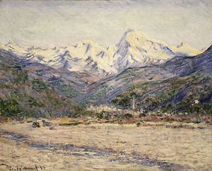 The Valley of the Nervia 1884  by Claude Monet Oil Painting reproduction