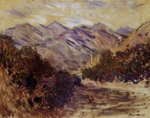 The Valley of the Nervia 1884  by Claude Monet Oil Painting reproduction