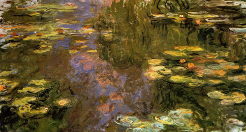 The Water-Lily Pond1 1917-1919  by Claude Monet Oil Painting reproduction