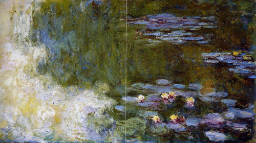 The Water-Lily Pond1 1917-1920 by Claude Monet Oil Painting reproduction