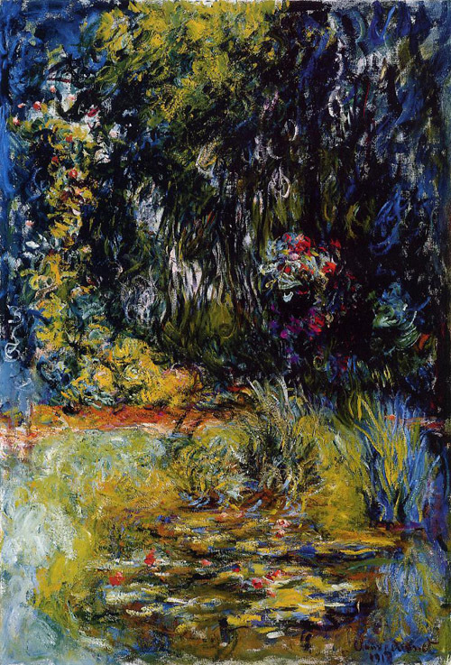 The Water-Lily Pond1 1918-1919  by Claude Monet Oil Painting reproduction