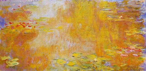 The Water-Lily Pond3 1917-1919 by Claude Monet Oil Painting reproduction