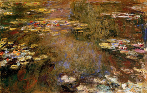 The Water-Lily Pond4 1917-1919 by Claude Monet Oil Painting reproduction