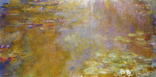 The Water-Lily Pond6 1917-1919 by Claude Monet Oil Painting reproduction