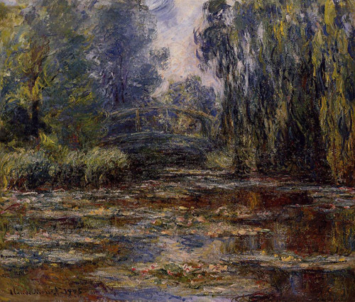 The Water-Lily Pond and Bridge 1905  by Claude Monet Oil Painting reproduction