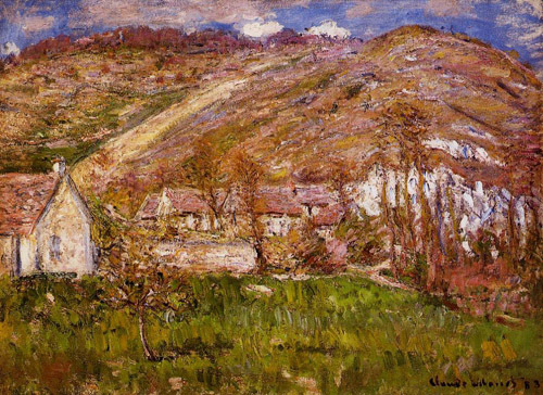 The Hamlet of Falaise near Giverny 1885  by Claude Monet Oil Painting reproduction