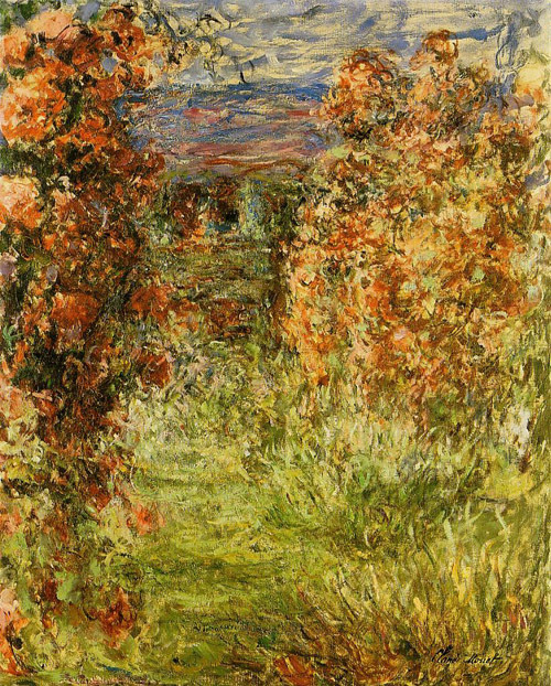 The House among the Roses1 1925  by Claude Monet Oil Painting reproduction