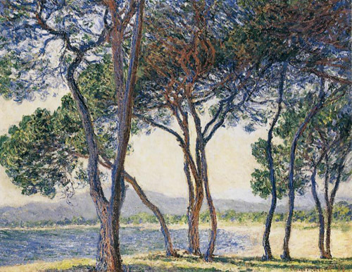 Trees by the Seashore at Antibes 1888  by Claude Monet Oil Painting reproduction
