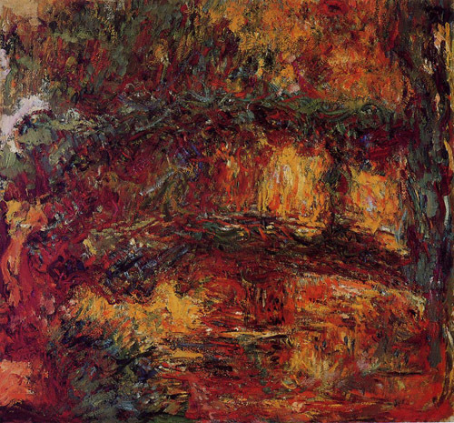 The Japanese Bridge at Giverny 1918-1924 by Claude Monet Oil Painting reproduction